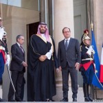الرئيس الفرنسي وولي ولي العهد يشهدان مراسم توقيع عدد من الاتفاقيات بين المملكة وفرنسا