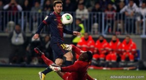 برشلونة يقصي مالاجا ويضرب موعداً مع ريال مدريد في نصف نهائي كأس إسبانيا