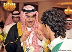 الأمير نواف بن فيصل يستقبل منتخب ألعاب القوى لذوي الاحتياجات الخاصة لدى وصولهم مطار الملك خالد