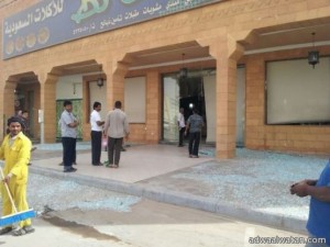 إصابة عامل بحروق أثر إنفجار أنبوبة غاز في احد المطاعم بالمجمعة صباح اليوم