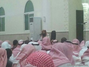 الشيخ خالد ابو شامة يلقي محاضرة في جامع السريع بعنوان هذا القدر يا فواز ويا بدر