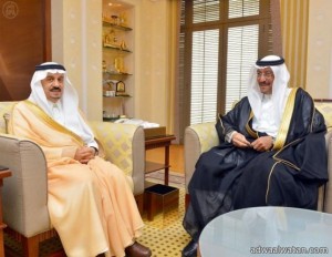 أمير منطقة القصيم يستقبل نائب مساعد مدير مبيعات الخطوط السعودية داخل المملكة