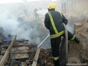 اندلاع حريق بأحد مستودعات الفخار بحي الدويخلة بالمدينة المنورة