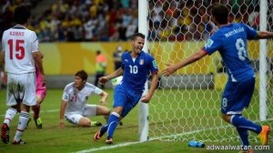 البرازيل وإيطاليا إلى دور نصف النهائي بكأس القارات