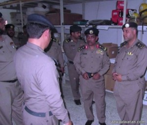 مدير مدني الباحة يقوم بجولة تفقدية بمحافظة قلوة والمراكز التابعة لها