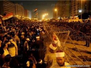 أنصار مرسي يهددون اليوم بالعصيان المدني امام دار الحرس الجمهوري