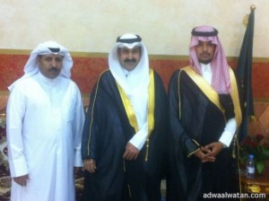 الشيخ بن حثلين يحتفل بزواج أبنه (سعود)
